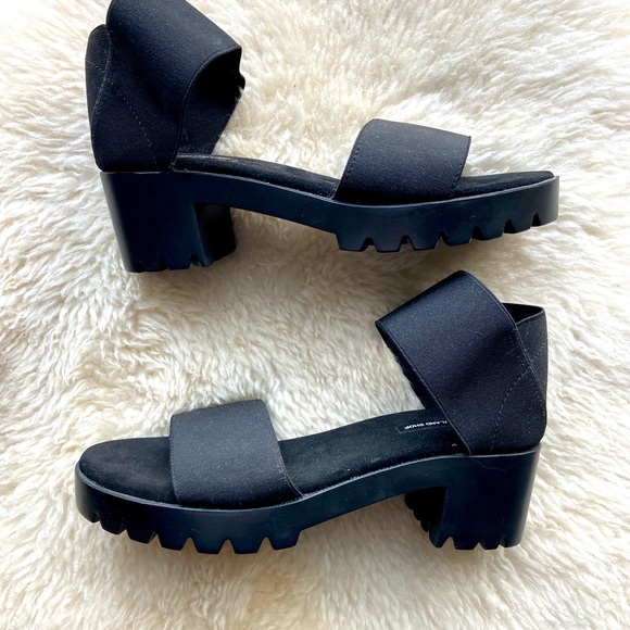 James Rowland Elastic Leather Dual Strap Sandal - Picture 3 of 5